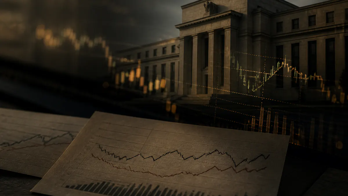 Editorial illustration for a PREVICT macro market story